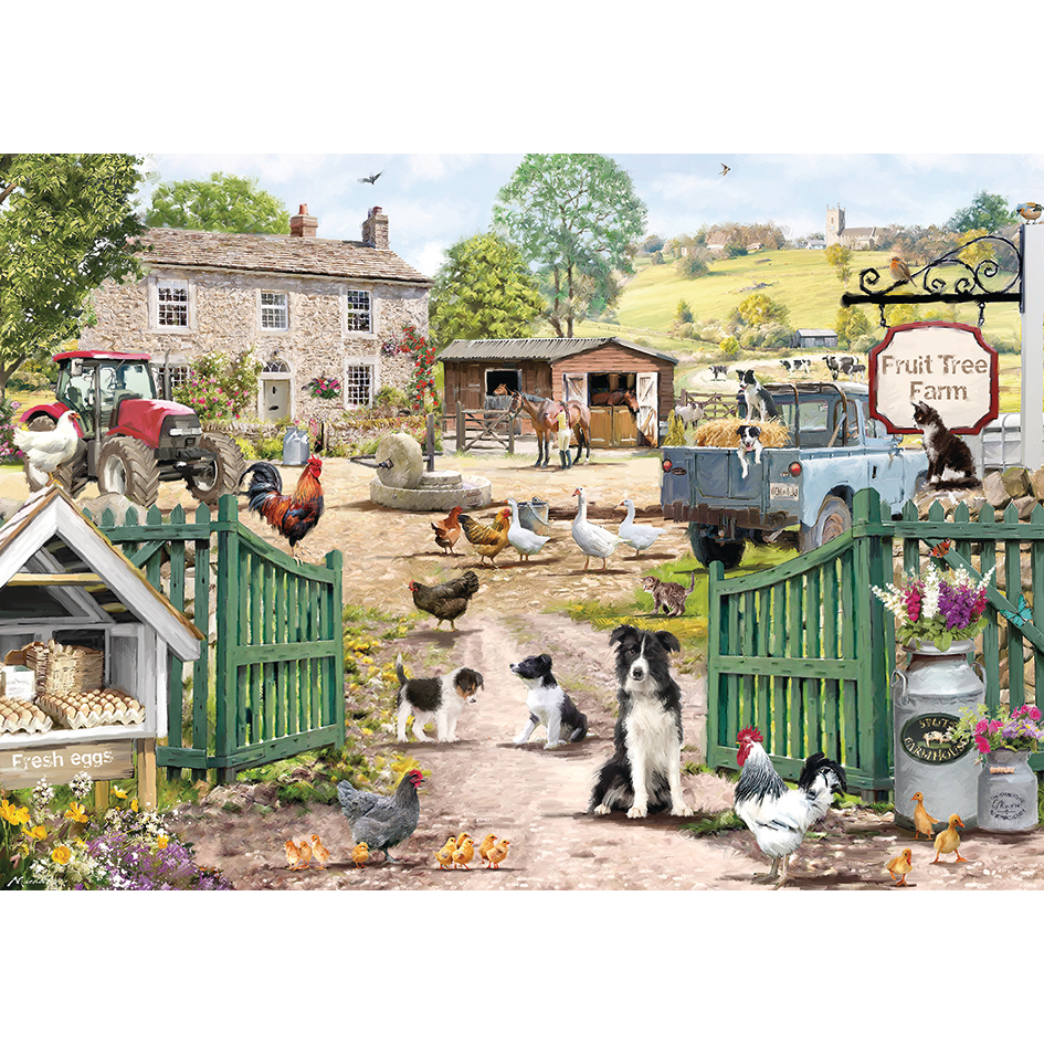 Fruit Tree Farm Jigsaw 1000 piece