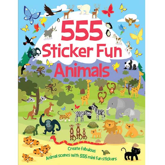 555 Sticker Fun - Animals