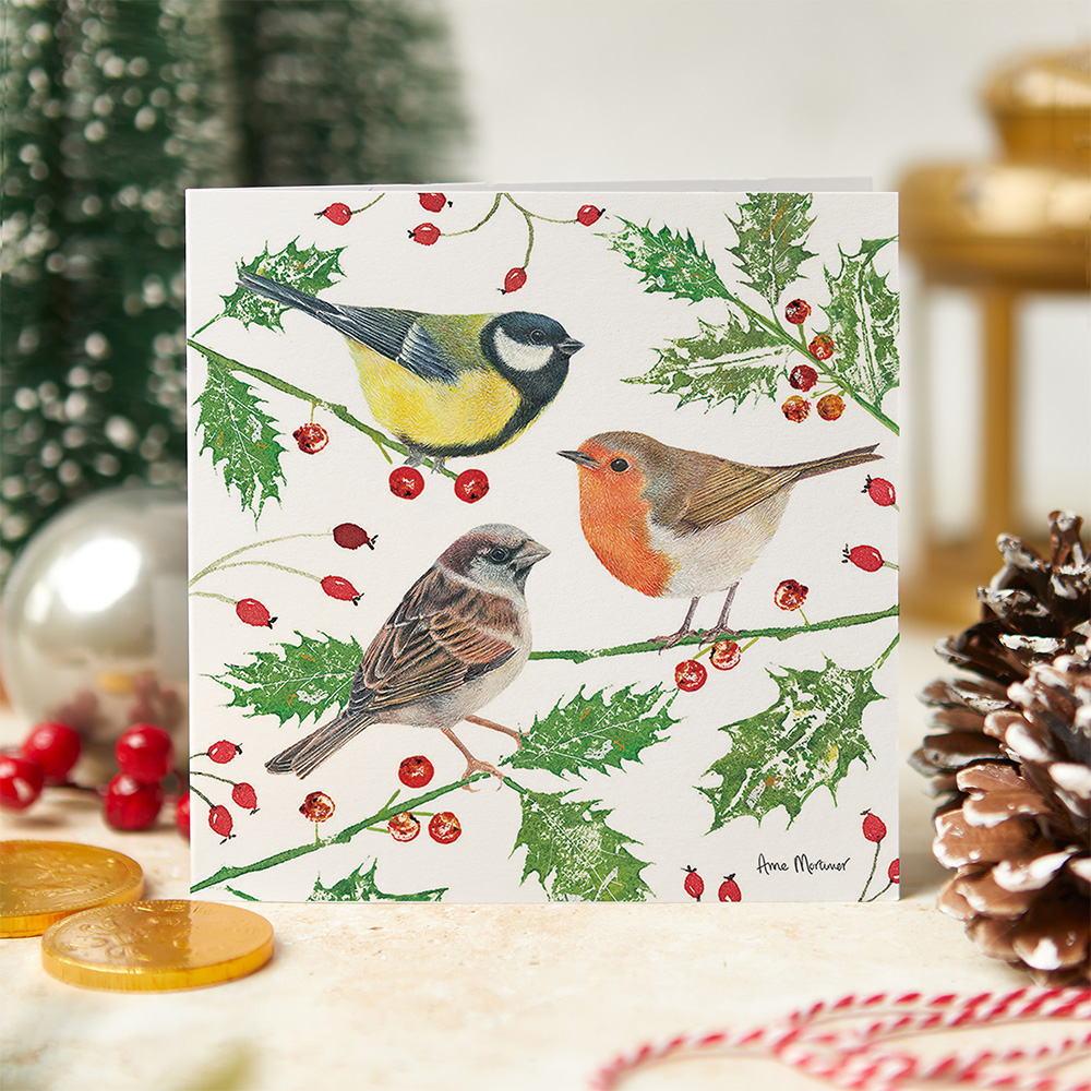 Birds Amongst the Berries cards